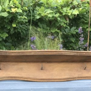 Brocante Franse houten kapstok