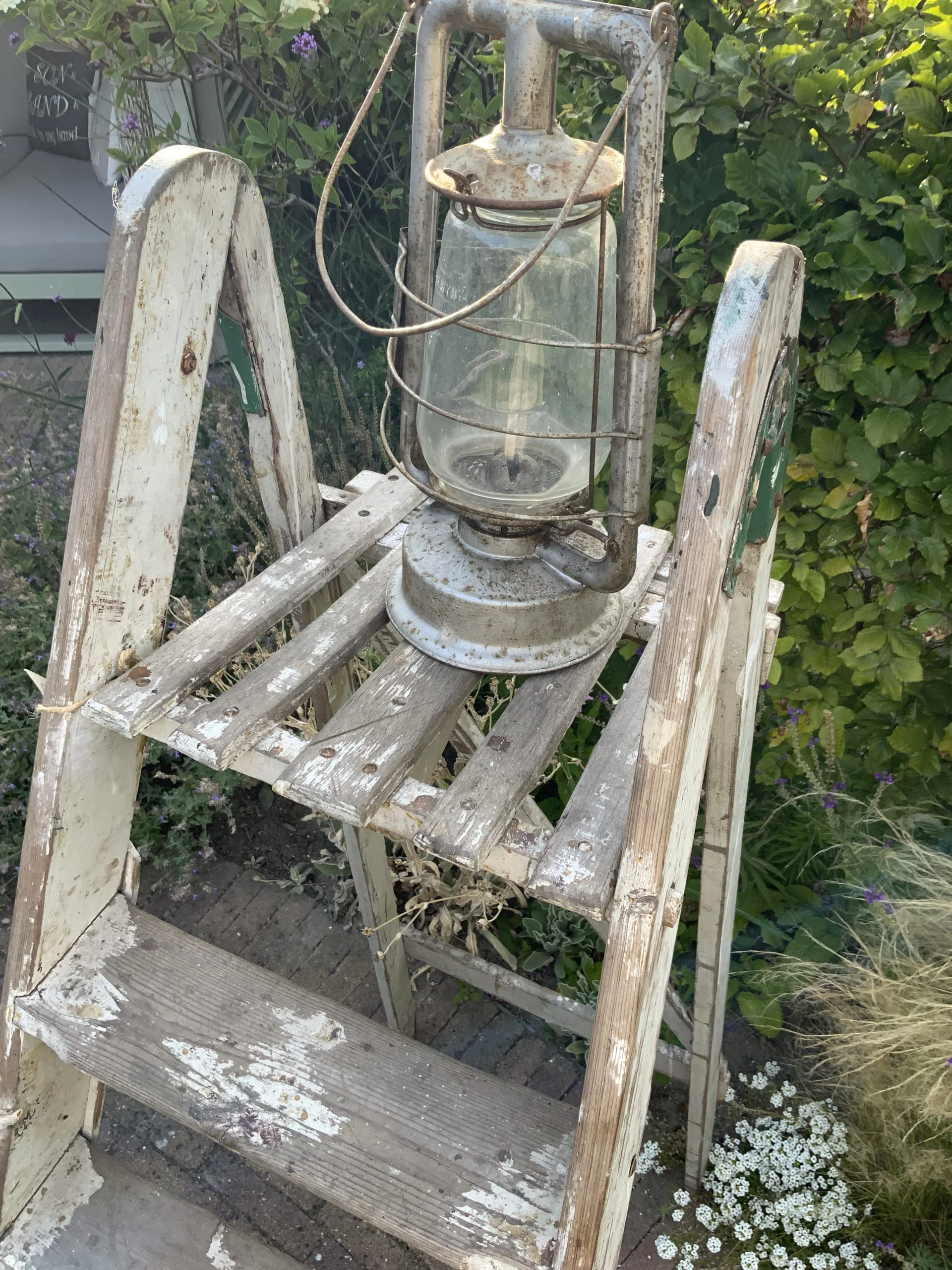 Mooie oude brocante schilderstrap - Afbeelding 3