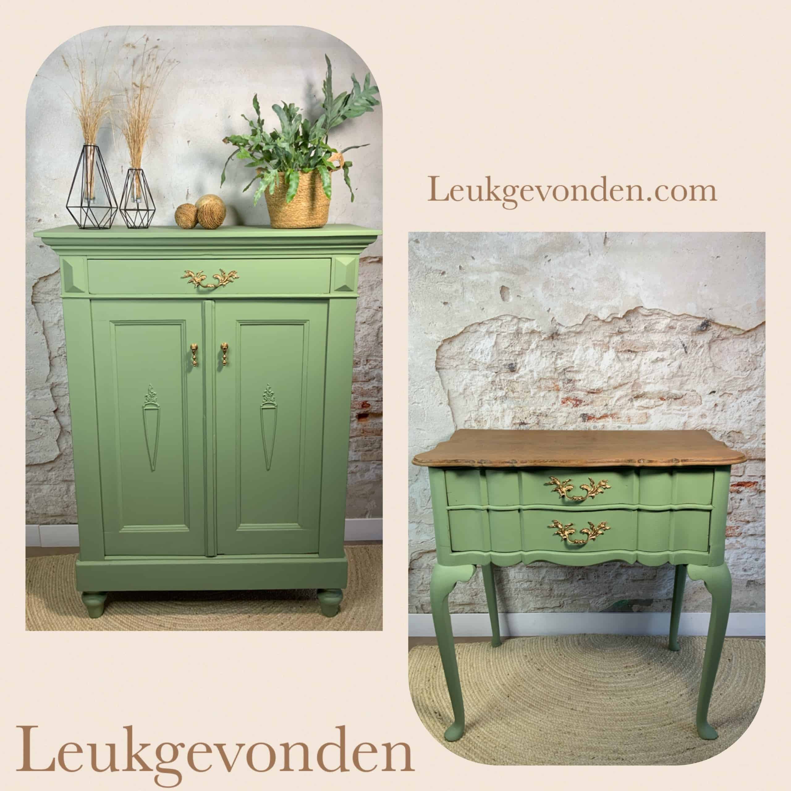 Gerestyled Queen Ann tafel - Afbeelding 4