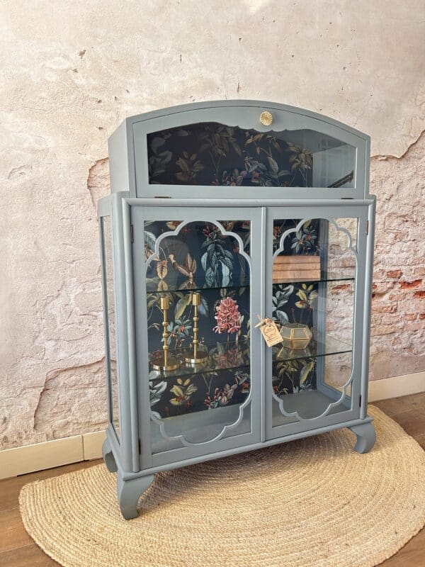 Vitrine kast Blue Pine - Afbeelding 3