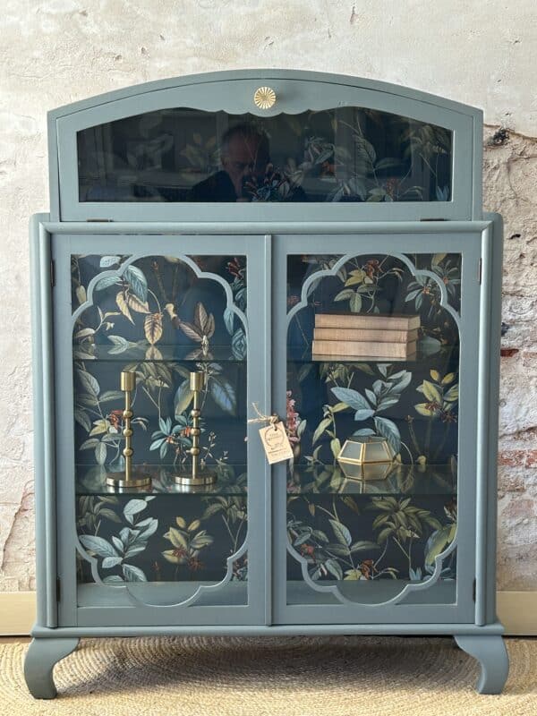Vitrine kast Blue Pine - Afbeelding 2