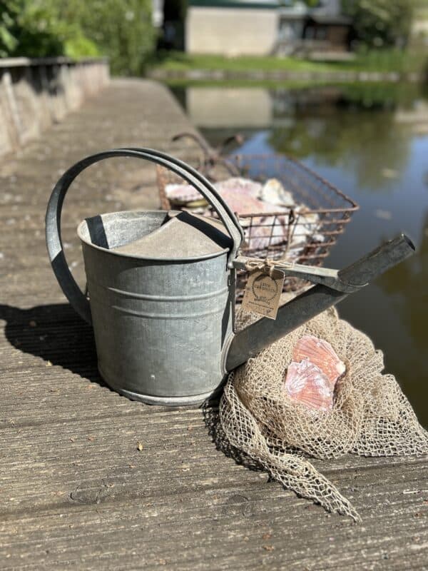 Brocante zinken gieter - Afbeelding 2