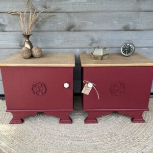 Set nachtkastjes Cranberry