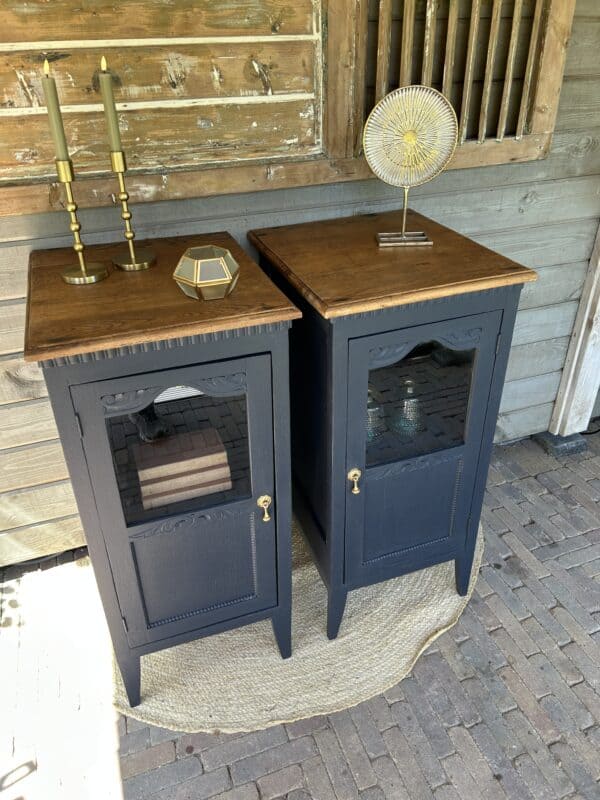 Set nachtkastjes (Vitrine) Midnight Blue - Afbeelding 2