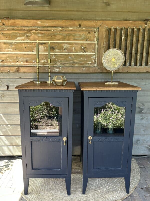 Set nachtkastjes (Vitrine) Midnight Blue