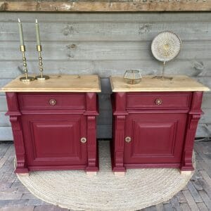 Set nachtkastjes Cranberry