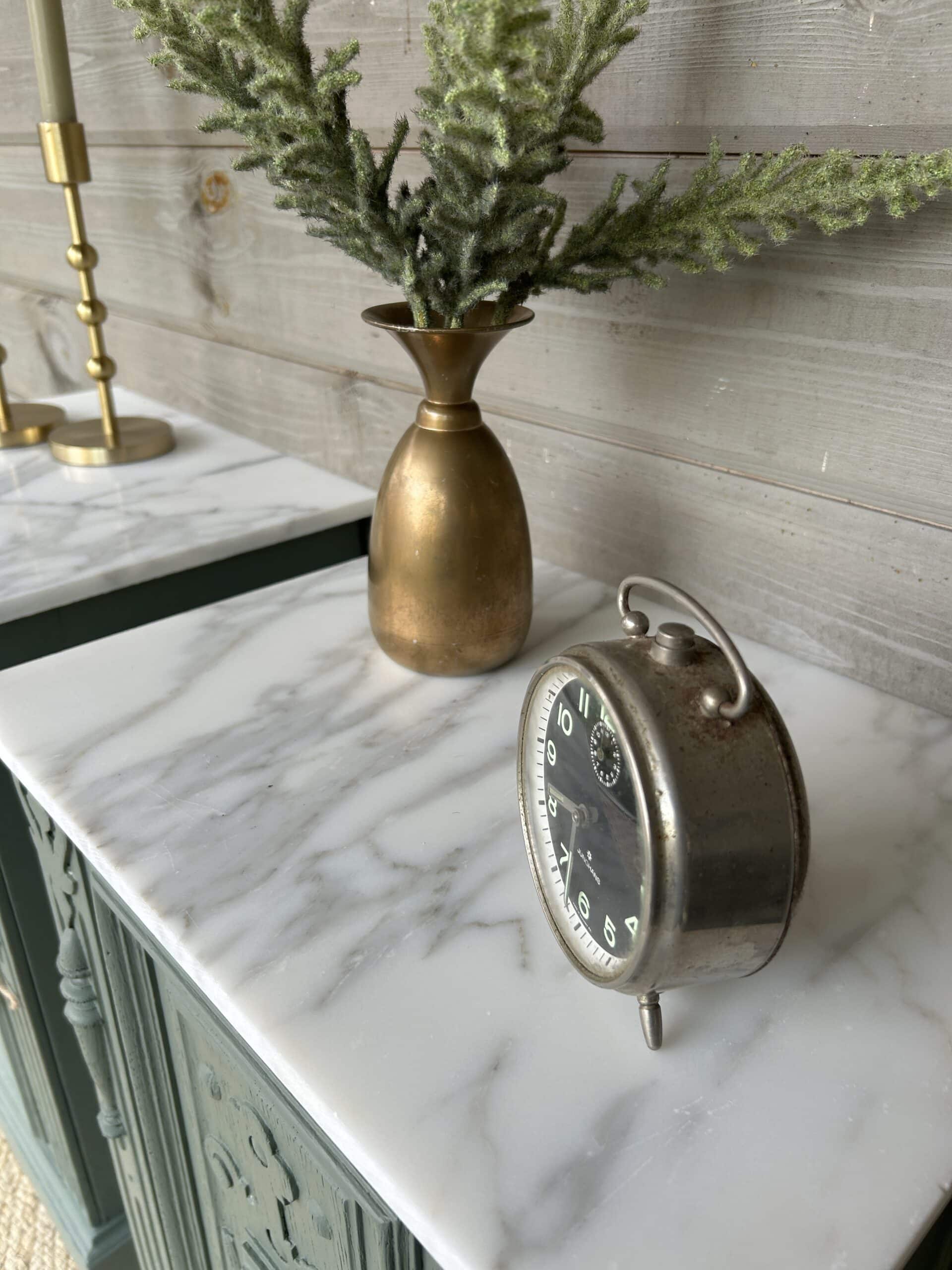 Sfeervolle set nachtkastjes met marmerenblad - Afbeelding 4