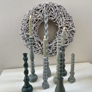 Set van acht sfeervolle kandelaars