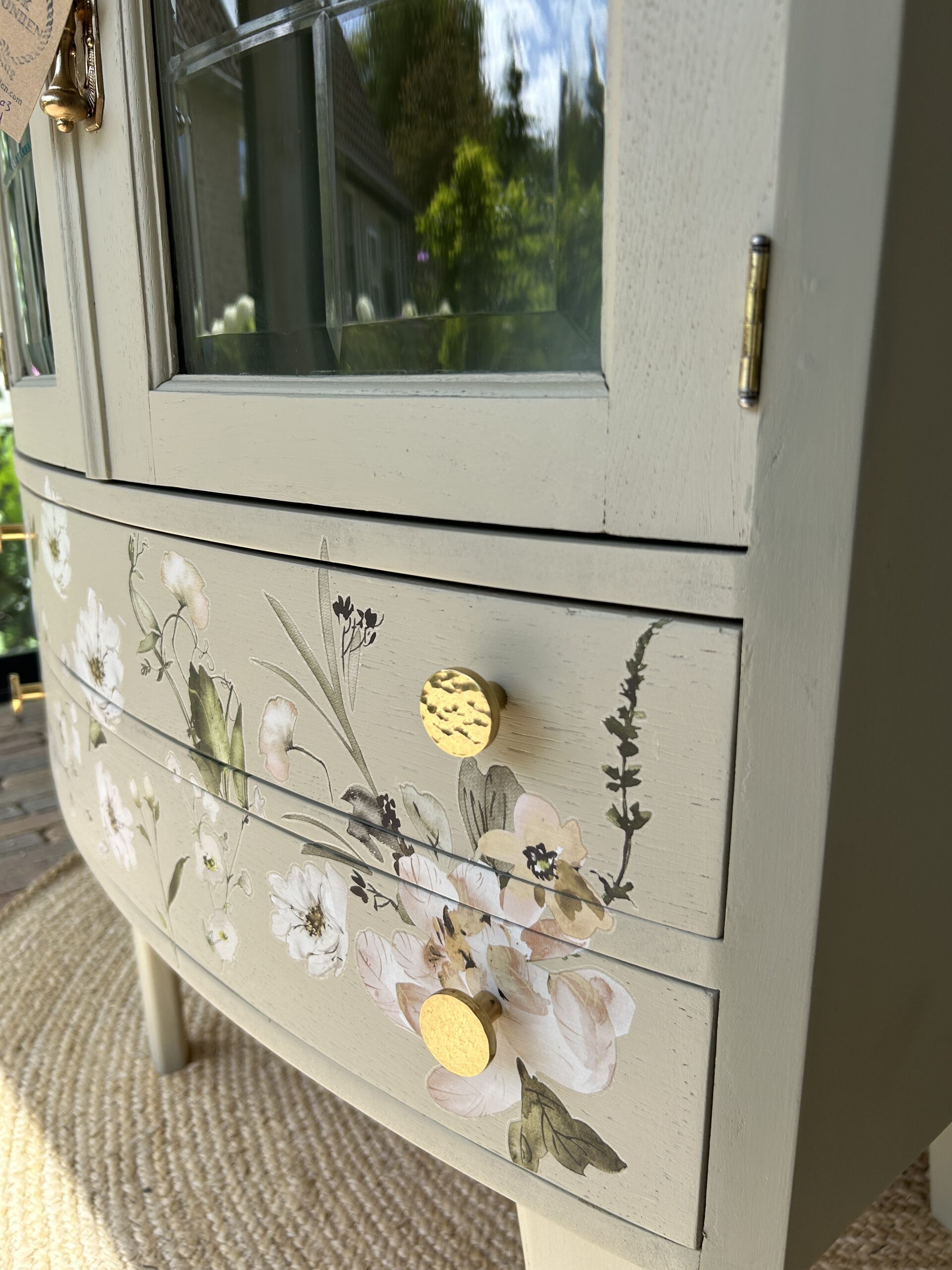 Vintage kastje Natural flowers - Afbeelding 5