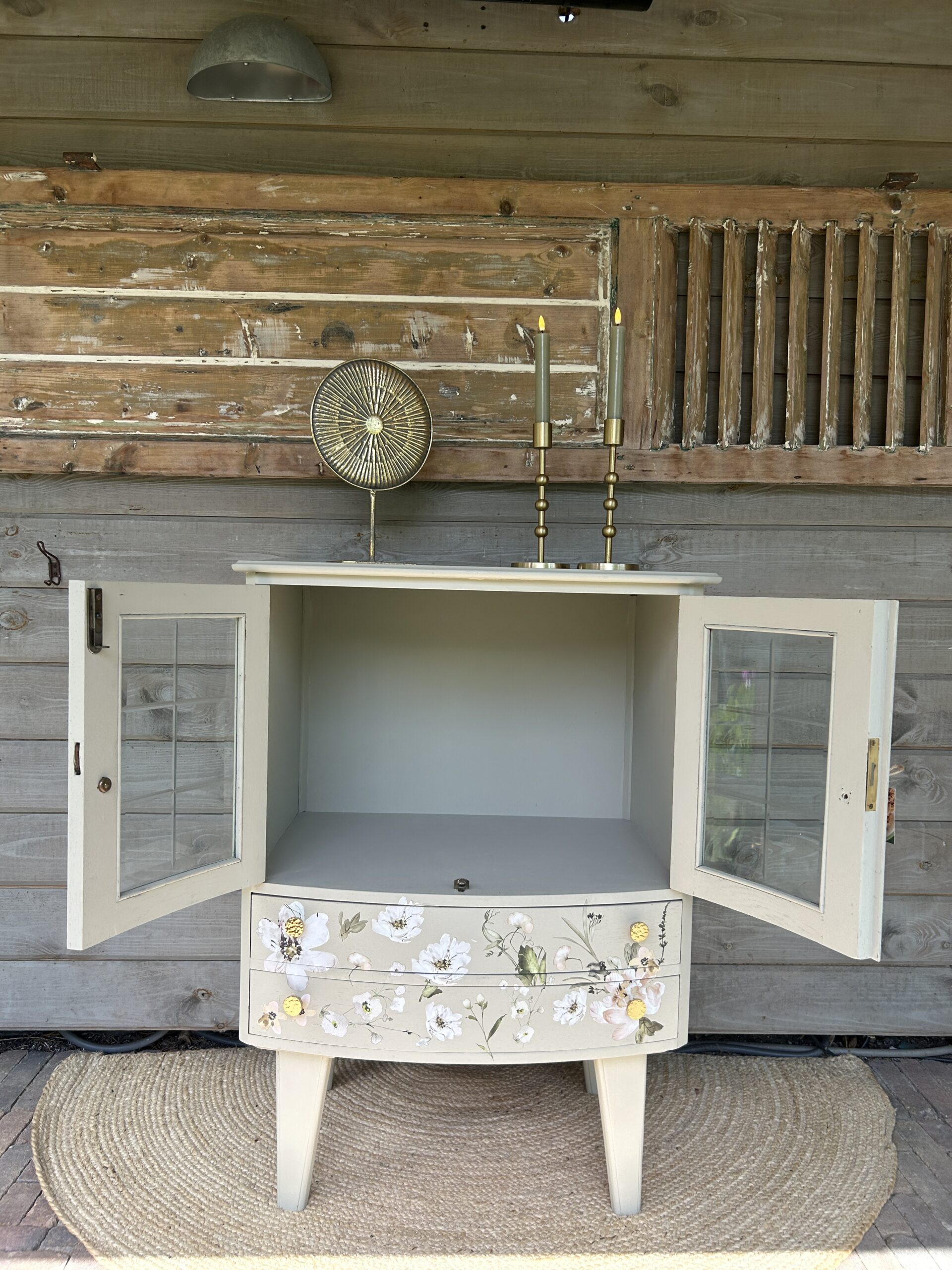 Vintage kastje Natural flowers - Afbeelding 7
