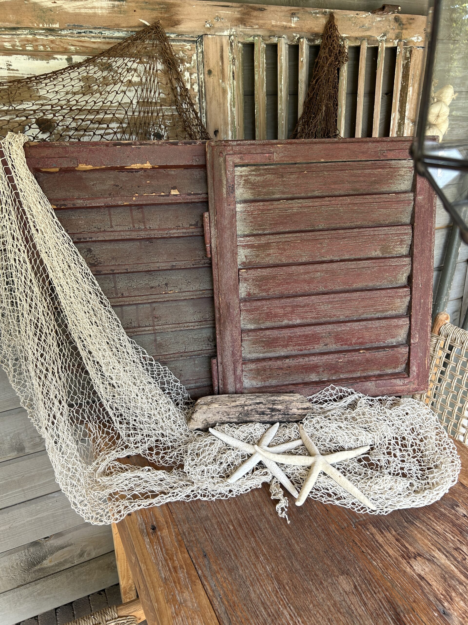 Set brocante Franse luiken