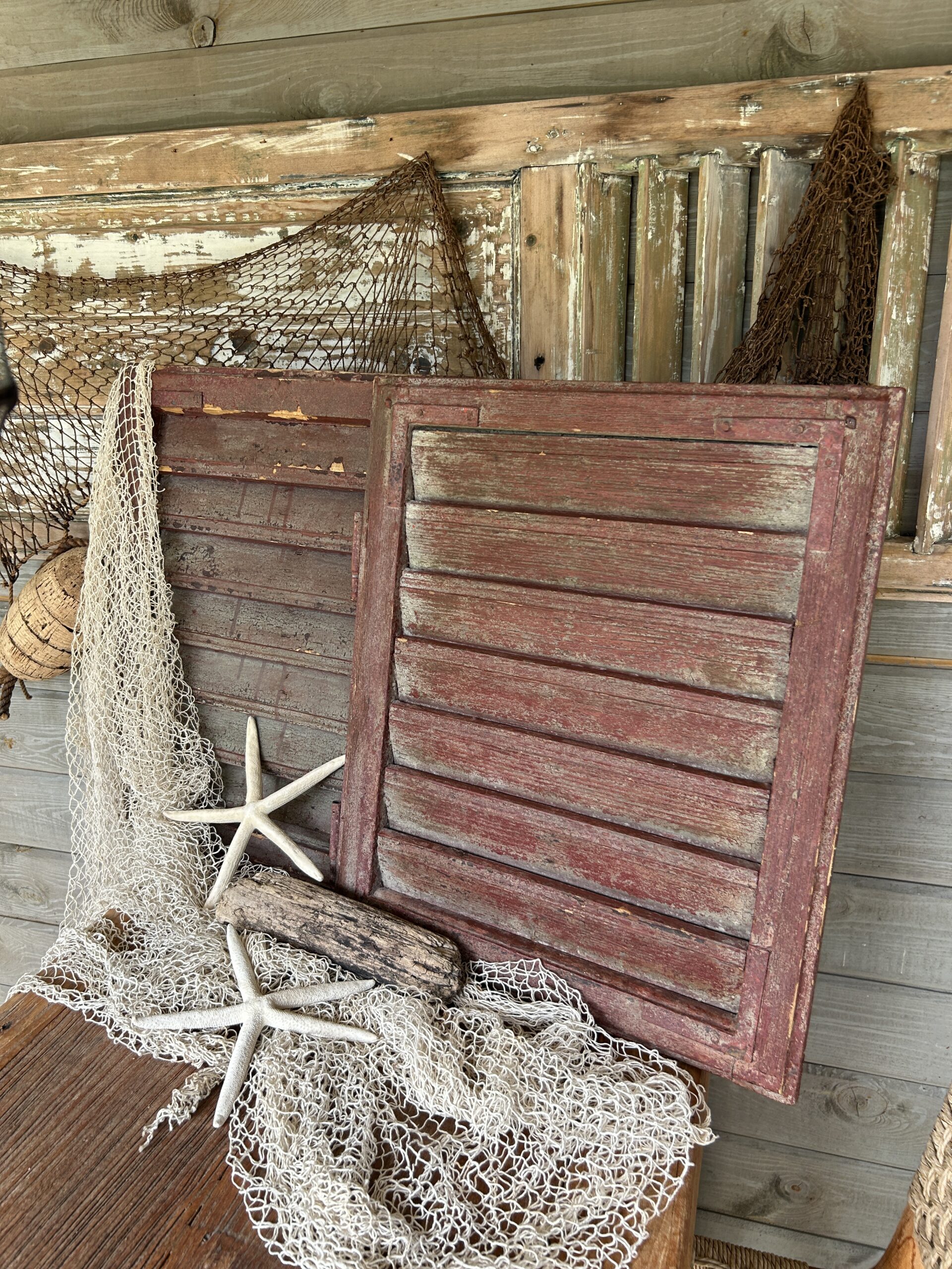 Set brocante Franse luiken - Afbeelding 3